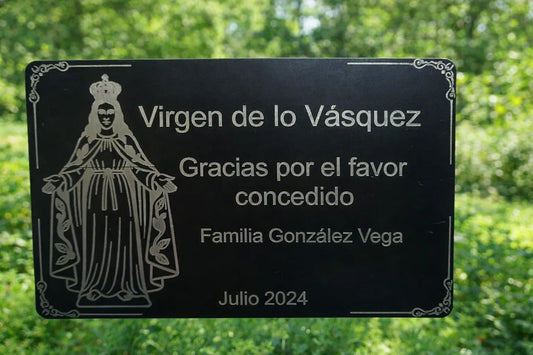 placa agradecimiento